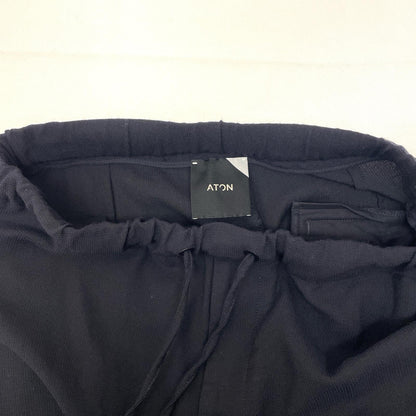 ATON | エイトン WOOL CARAMEL PIQUET EASY TAPERED PANTS パンツ ネイビー サイズ：2【尾張小牧店】