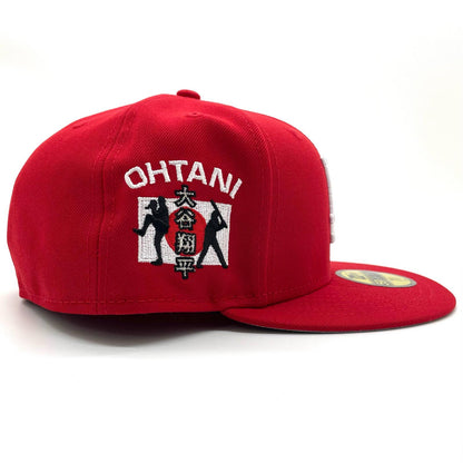 NEW ERA | ニューエラ 7 5/8 (60.6cm) UNDEFEATED 大谷翔平 キャップ レッド【尾張小牧店】