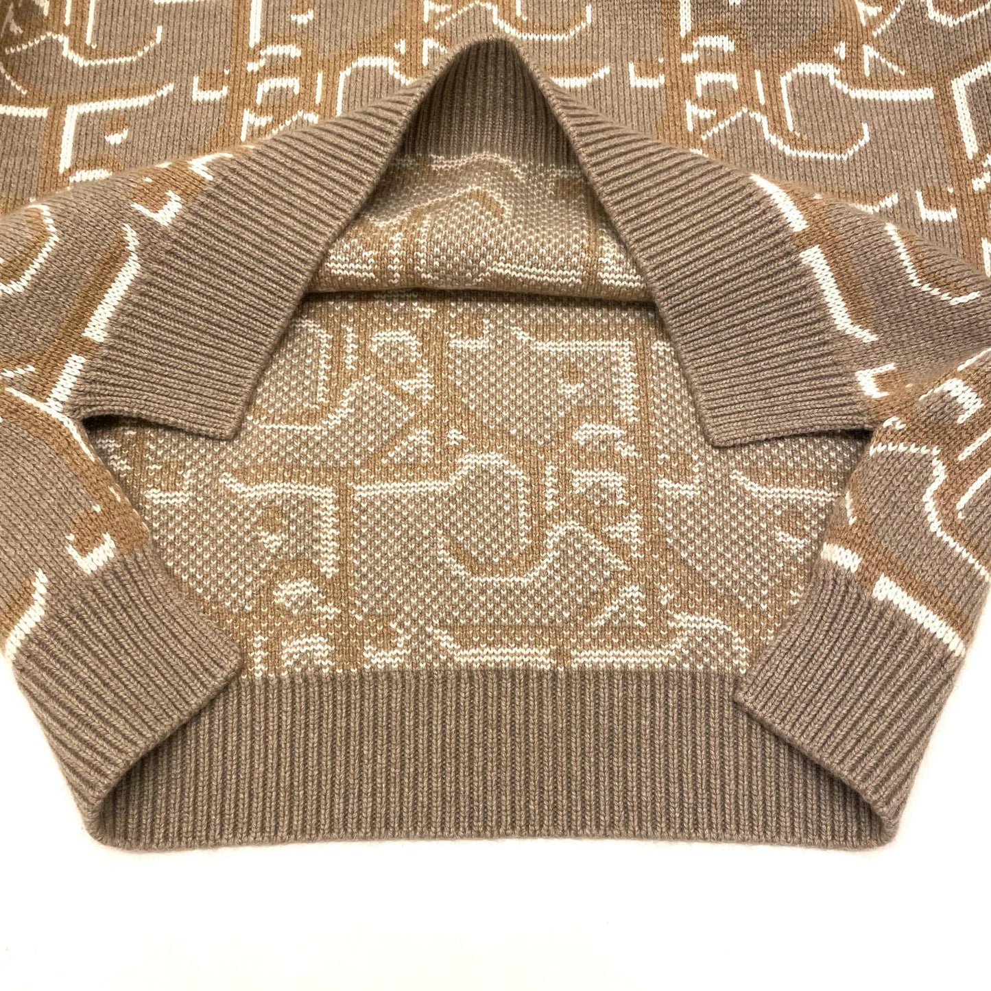Dior | ディオール Cactus Jack Oversize Sweater ニット 283M663AT358 ブラウン系 サイズ：XL【尾張小牧店】