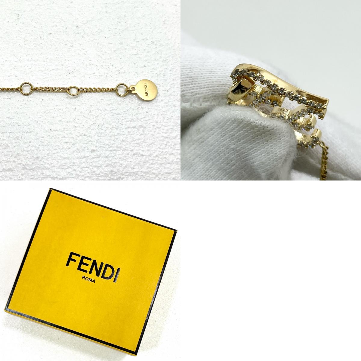 FENDI | フェンディ カーリグラフィ ブレスレット ゴールド【尾張小牧店】