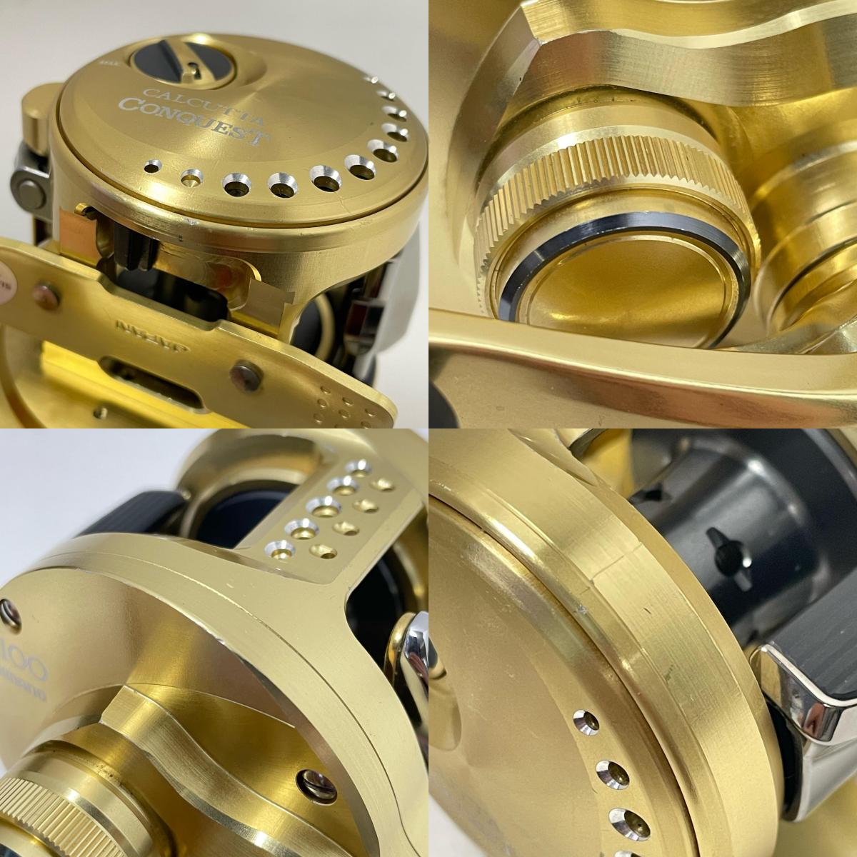 【フィッシング/釣り/釣具/リール】 【ベイトリール/右ハンドル】SHIMANO | シマノ 21カルカッタコンクエスト 100【尾張小牧店】