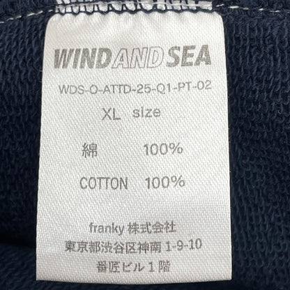 WIND AND SEA | ウィンダンシーウインダンシー STITCH LOGO SWEATPANT パンツ WDS-O-ATTD-25-Q1-PT-02 ネイビー サイズ：XL【尾張小牧店】