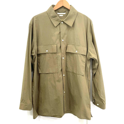 blurhms | ブラームス Chambray Military Shirt 長袖シャツ BHS24F033 ベージュ サイズ：2【尾張小牧店】