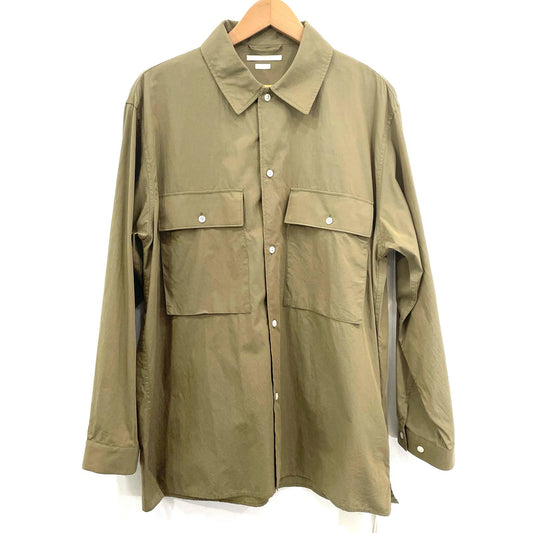 blurhms | ブラームス Chambray Military Shirt 長袖シャツ BHS24F033 ベージュ サイズ：2【尾張小牧店】