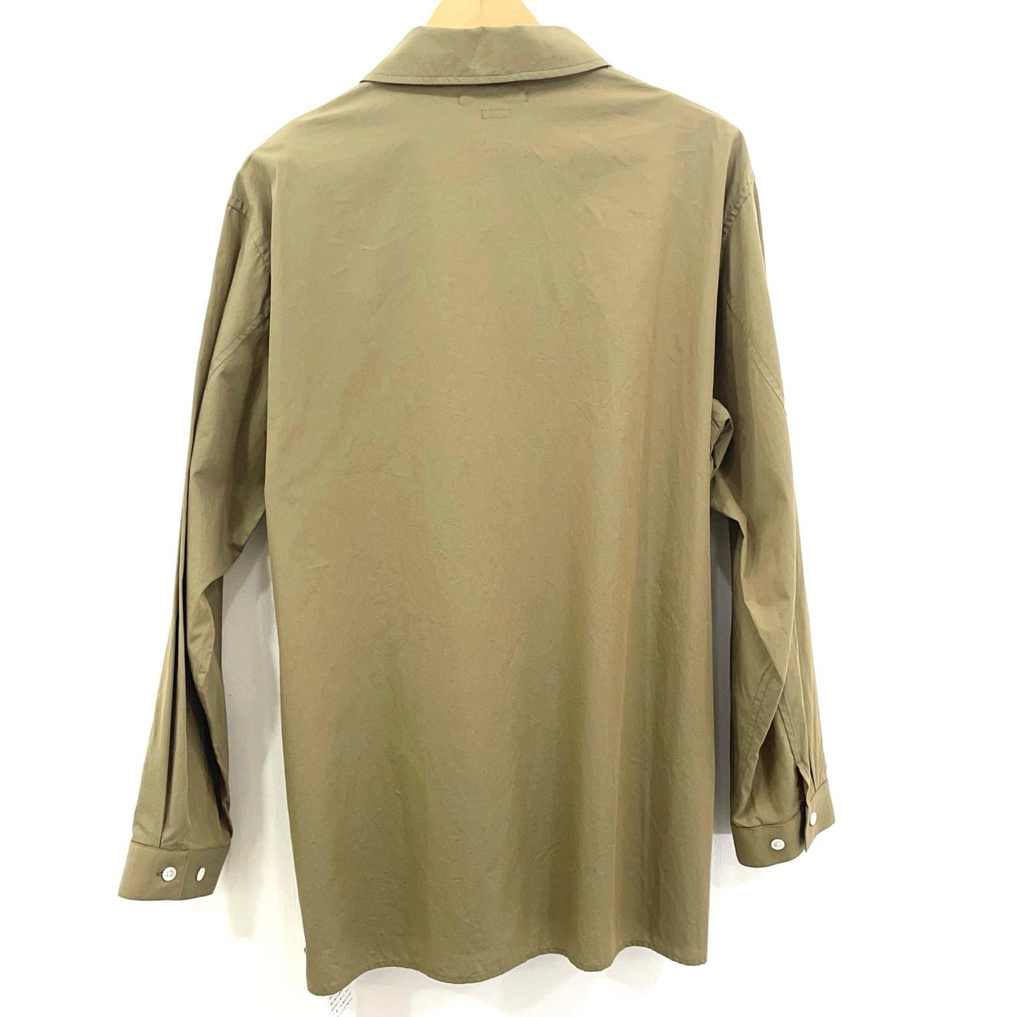 blurhms | ブラームス Chambray Military Shirt 長袖シャツ BHS24F033 ベージュ サイズ：2【尾張小牧店】