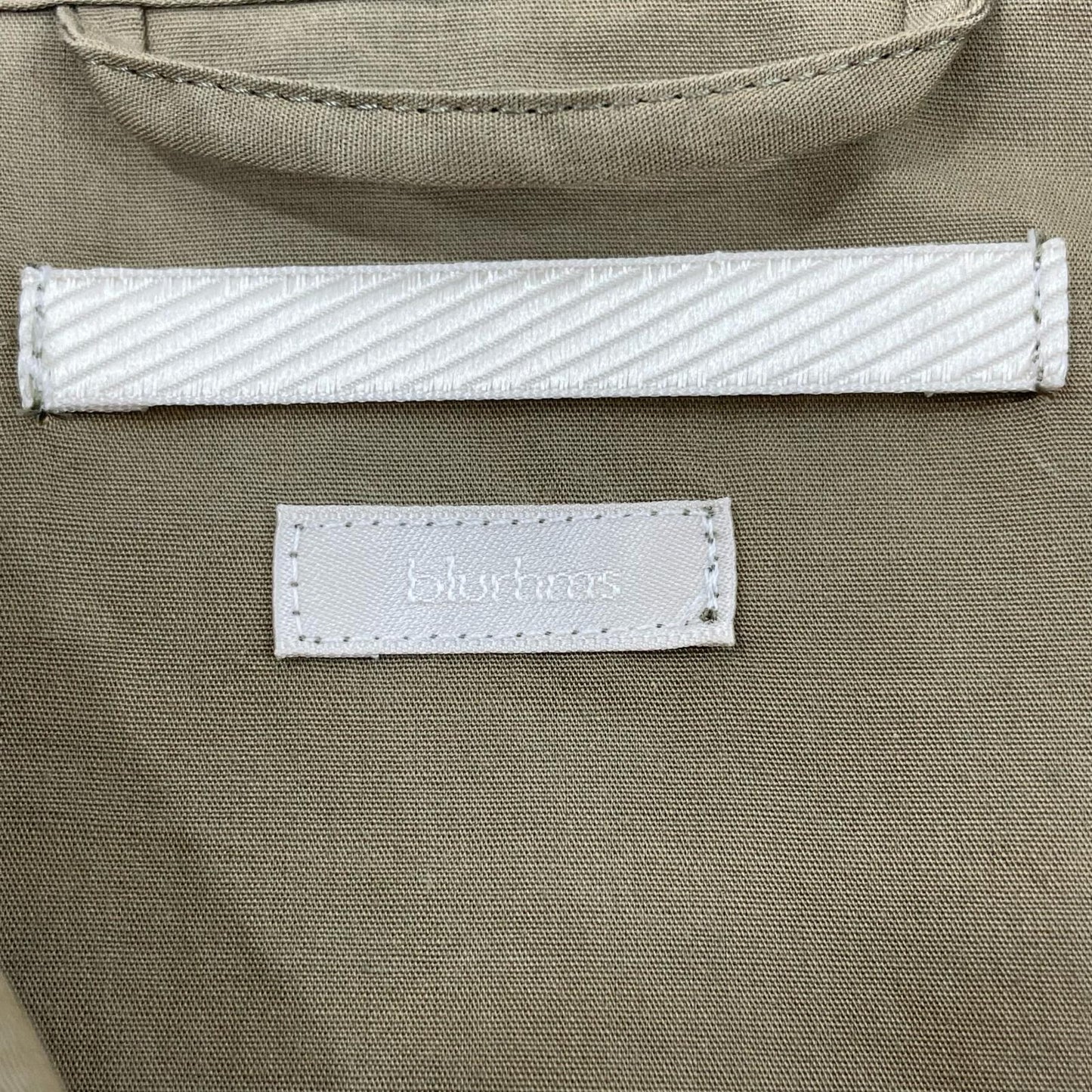 blurhms | ブラームス Chambray Military Shirt 長袖シャツ BHS24F033 ベージュ サイズ：2【尾張小牧店】
