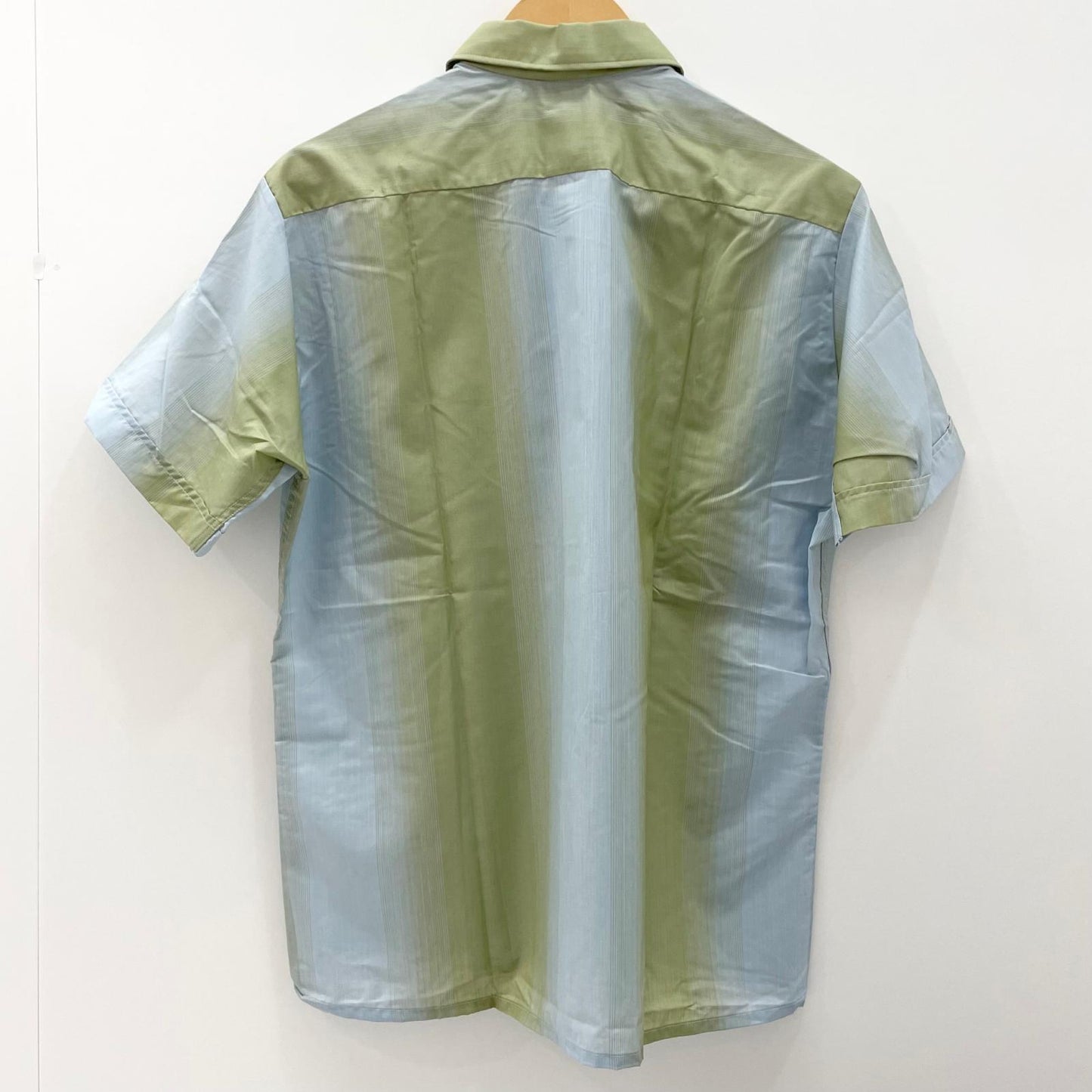 【中古】VINTAGE | ビンテージ　60s 半袖シャツ ブルー×ベージュ【尾張小牧店】