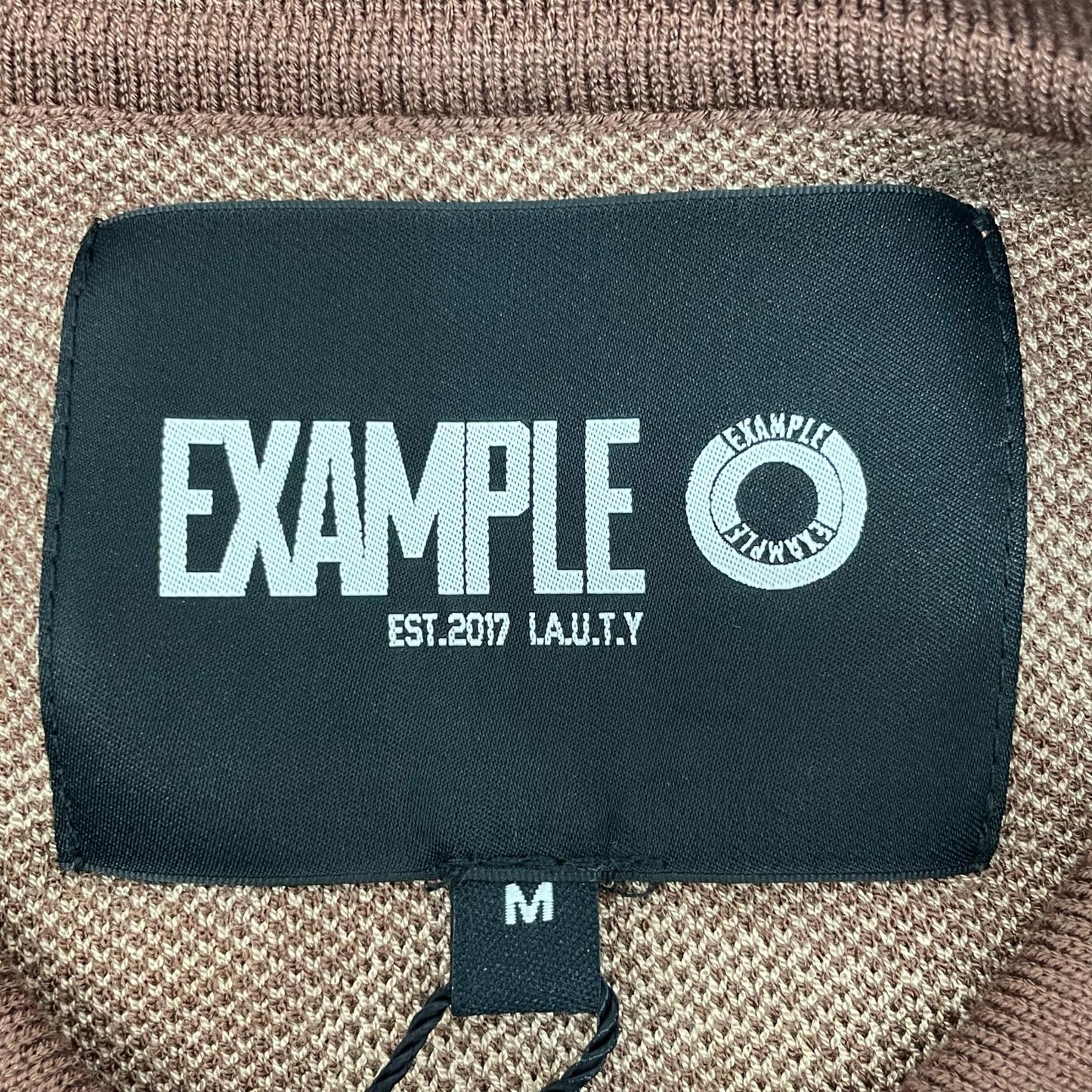 EXAMPLE | イグザンプル MADE IN PEACE POLO KNIT SHIRTS ポロシャツ ブラウン サイズ：M【尾張小牧店】