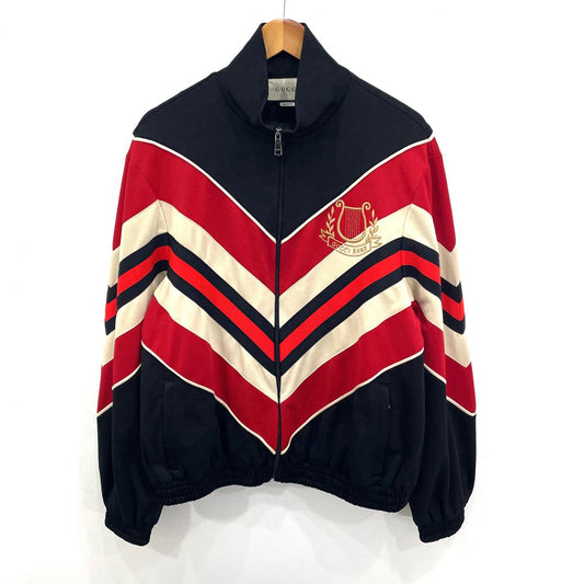 GUCCI | グッチ Chevron Track Jacket ジャージ 575762 ブラック サイズ：S【尾張小牧店】