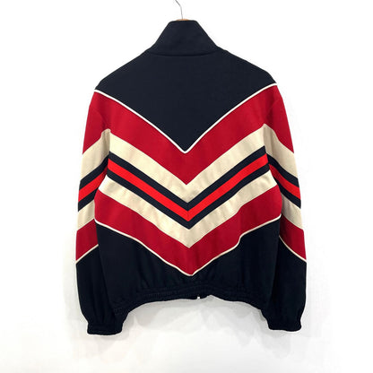 GUCCI | グッチ Chevron Track Jacket ジャージ 575762 ブラック サイズ：S【尾張小牧店】