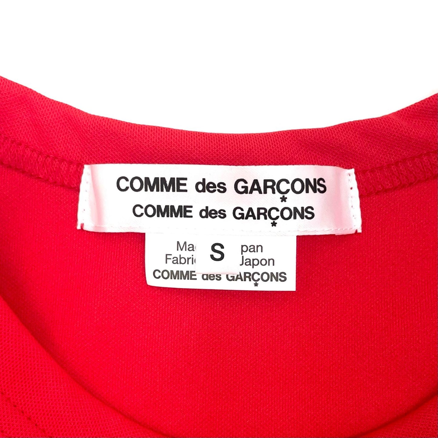 COMME des GARCONS | コムデギャルソン カットソー レッド サイズ：S【尾張小牧店】