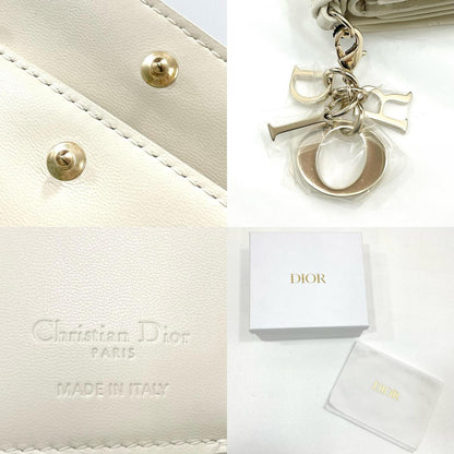 Christian Dior | クリスチャンディオール LadyDiorLotus 三つ折り財布 ホワイト【尾張小牧店】