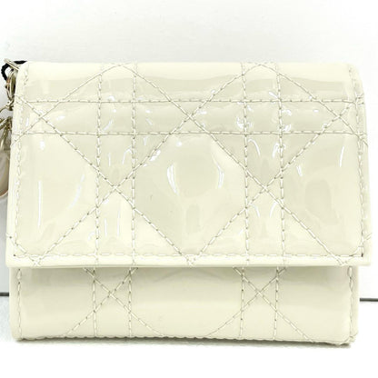 Christian Dior | クリスチャンディオール LadyDiorLotus 三つ折り財布 ホワイト【尾張小牧店】