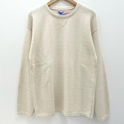 COTTON CREW NECK PULLOVER ニット ベージュ サイズ：L【尾張小牧店】