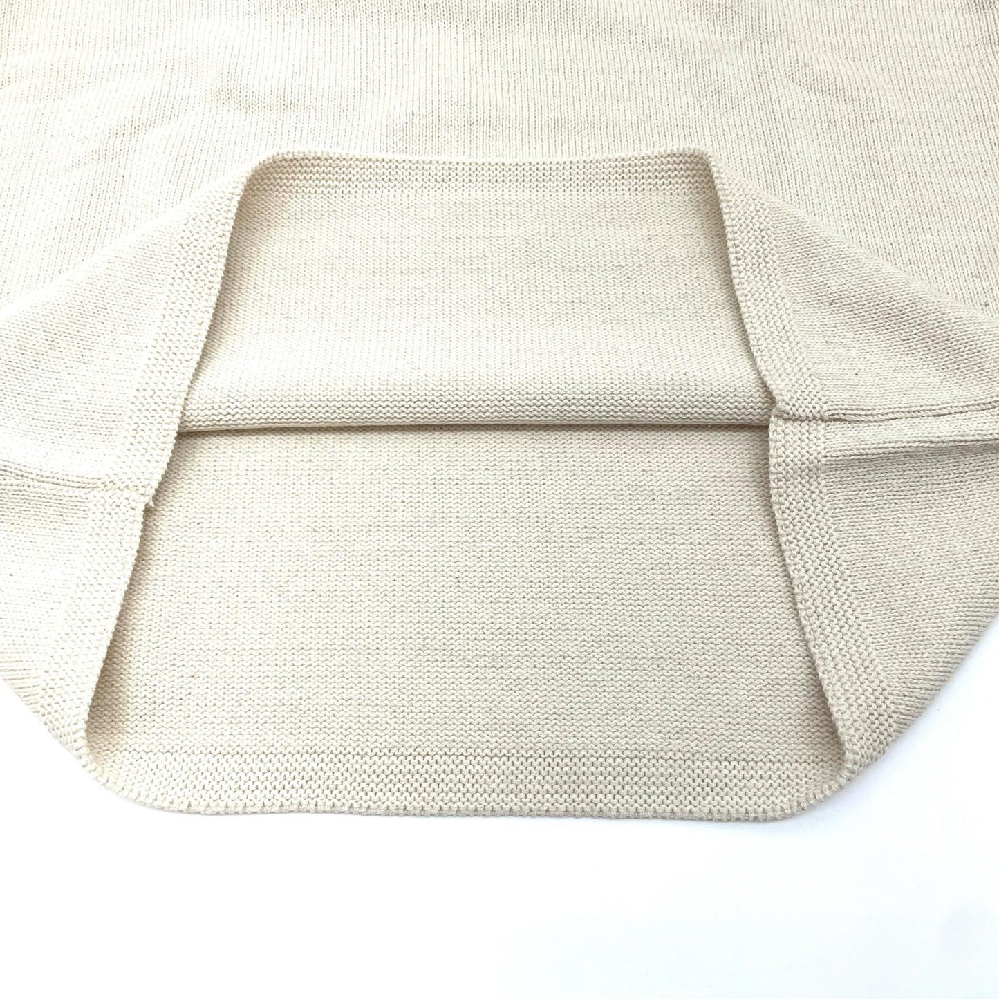 COTTON CREW NECK PULLOVER ニット ベージュ サイズ：L【尾張小牧店】