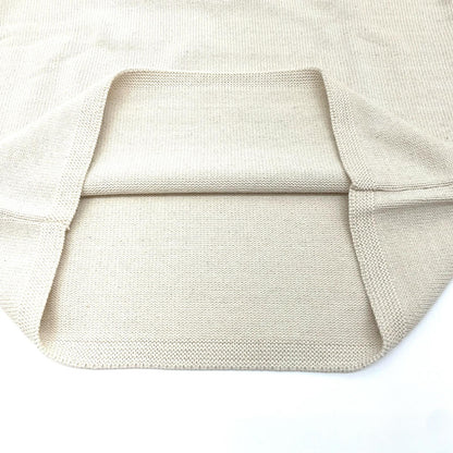 COTTON CREW NECK PULLOVER ニット ベージュ サイズ：L【尾張小牧店】