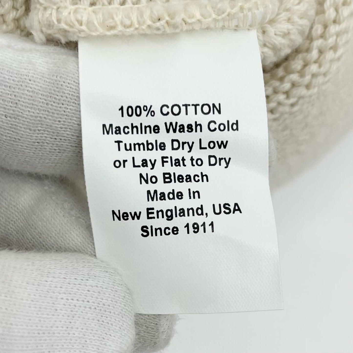 COTTON CREW NECK PULLOVER ニット ベージュ サイズ：L【尾張小牧店】