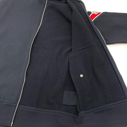 MONCLER | モンクレール MAGLIA APERTA CON ZIP ブルゾン J20918G00001 ネイビー サイズ：M【尾張小牧店】
