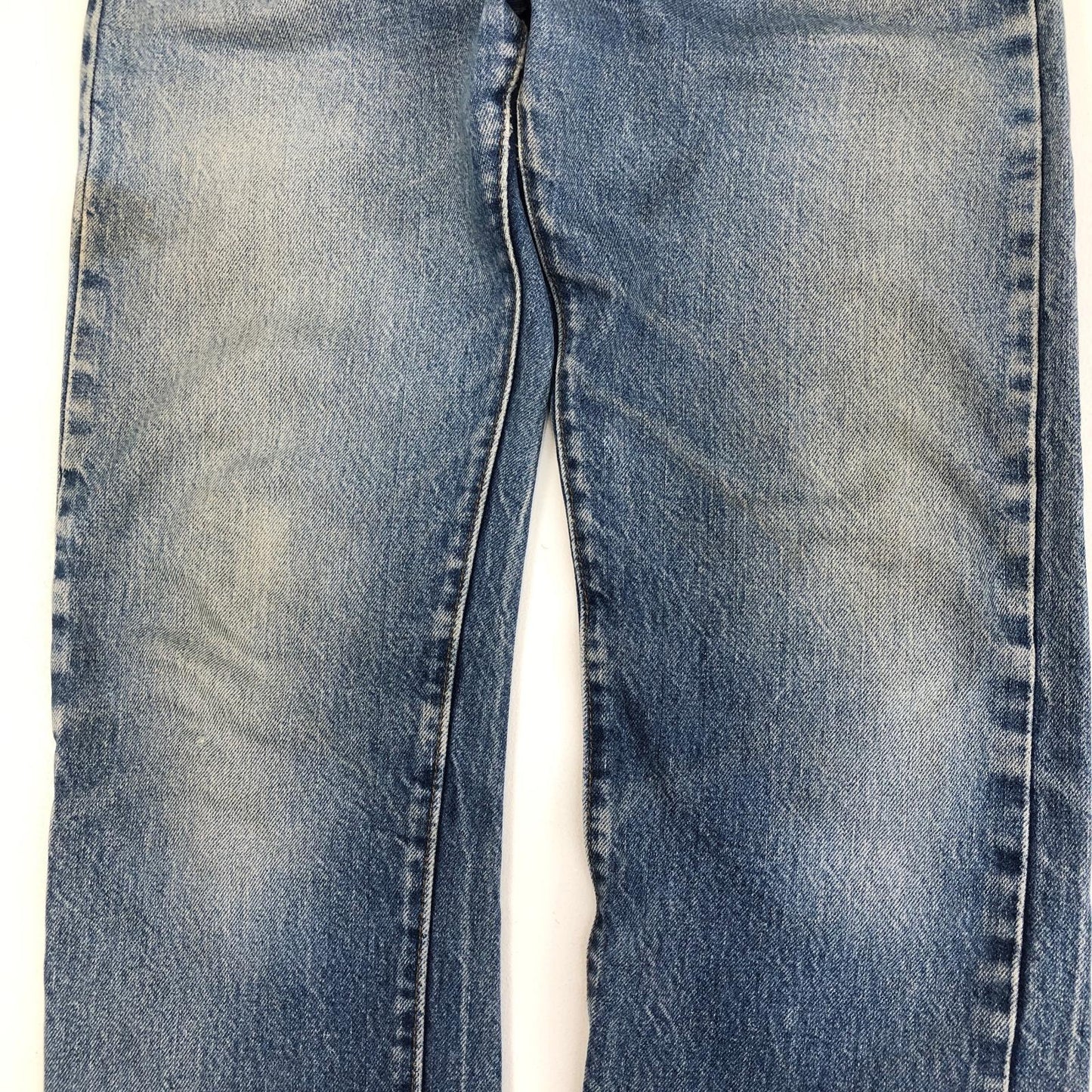 【中古】VINTAGE | ビンテージ 501 赤耳 デニムパンツ 80年代 ボタン裏刻印 524 パッチ タグなし W28 L28 位 ブルー【加古川物流】