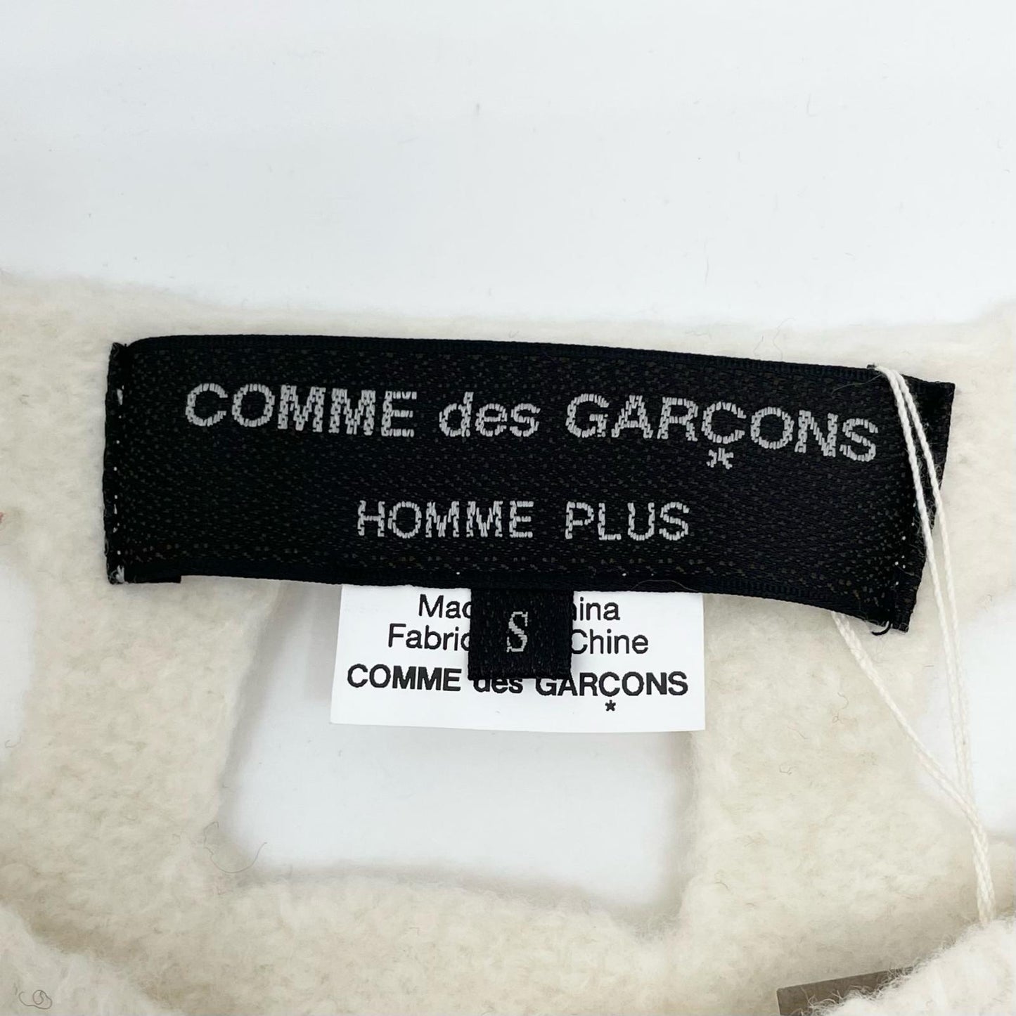 COMME des GARCONS | コムデギャルソン 製品加工 格子セーター ニット ニット PN-N011 アイボリー サイズ：S【尾張小牧店】