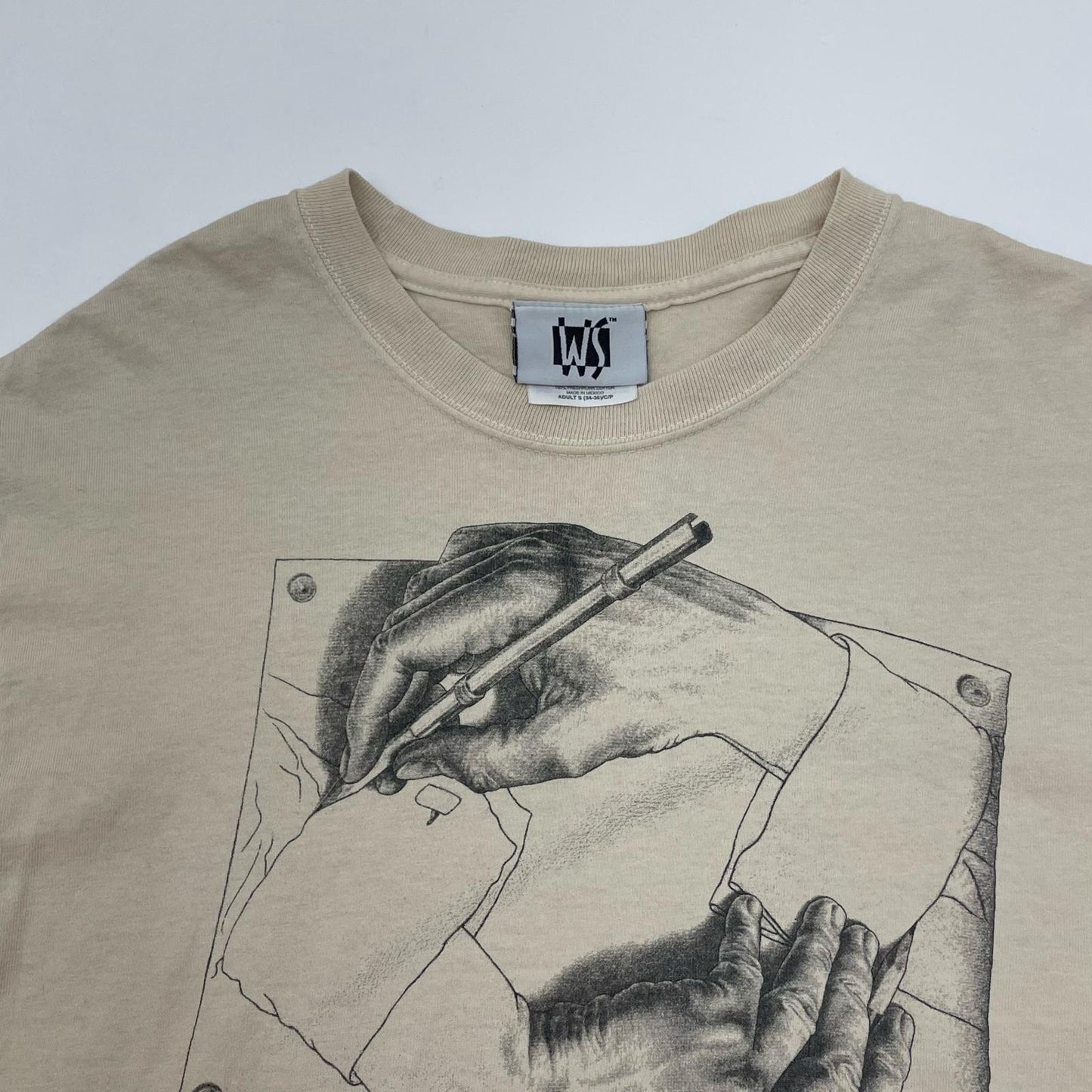 OLD | オールド 90'S~00'S M.C.ESCHER 長袖Ｔシャツ ベージュ サイズ：S【尾張小牧店】