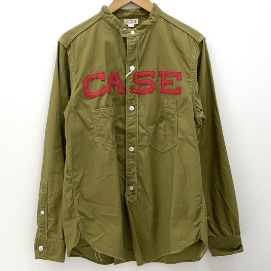 FREEWHEELERS | フリーホイーラーズ CASE work shirts 長袖シャツ カーキ【尾張小牧店】
