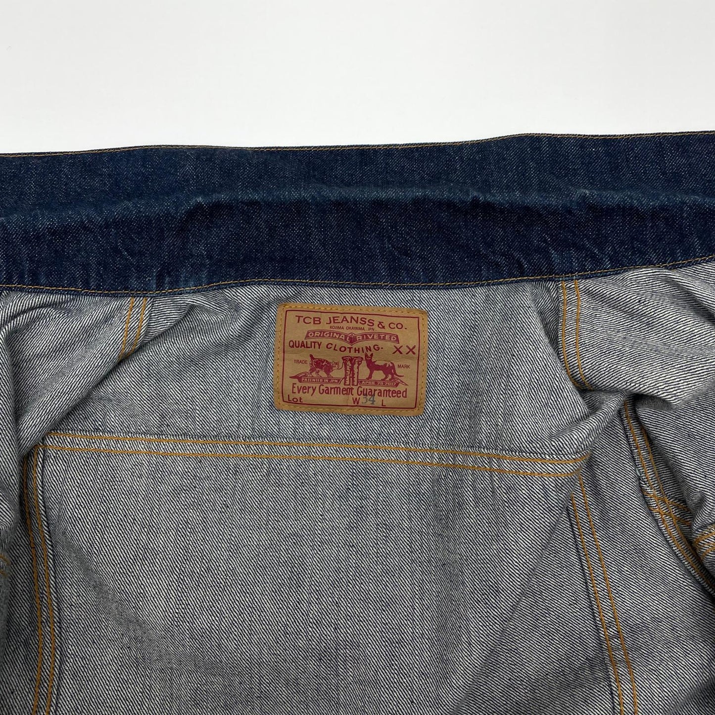 【中古】TCB JEANS | ティーシービ デニムジャケット ネイビー サイズ：34【尾張小牧店】