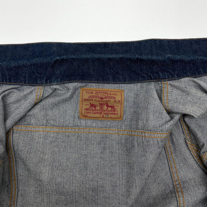 【中古】TCB JEANS | ティーシービ デニムジャケット ネイビー サイズ：34【尾張小牧店】