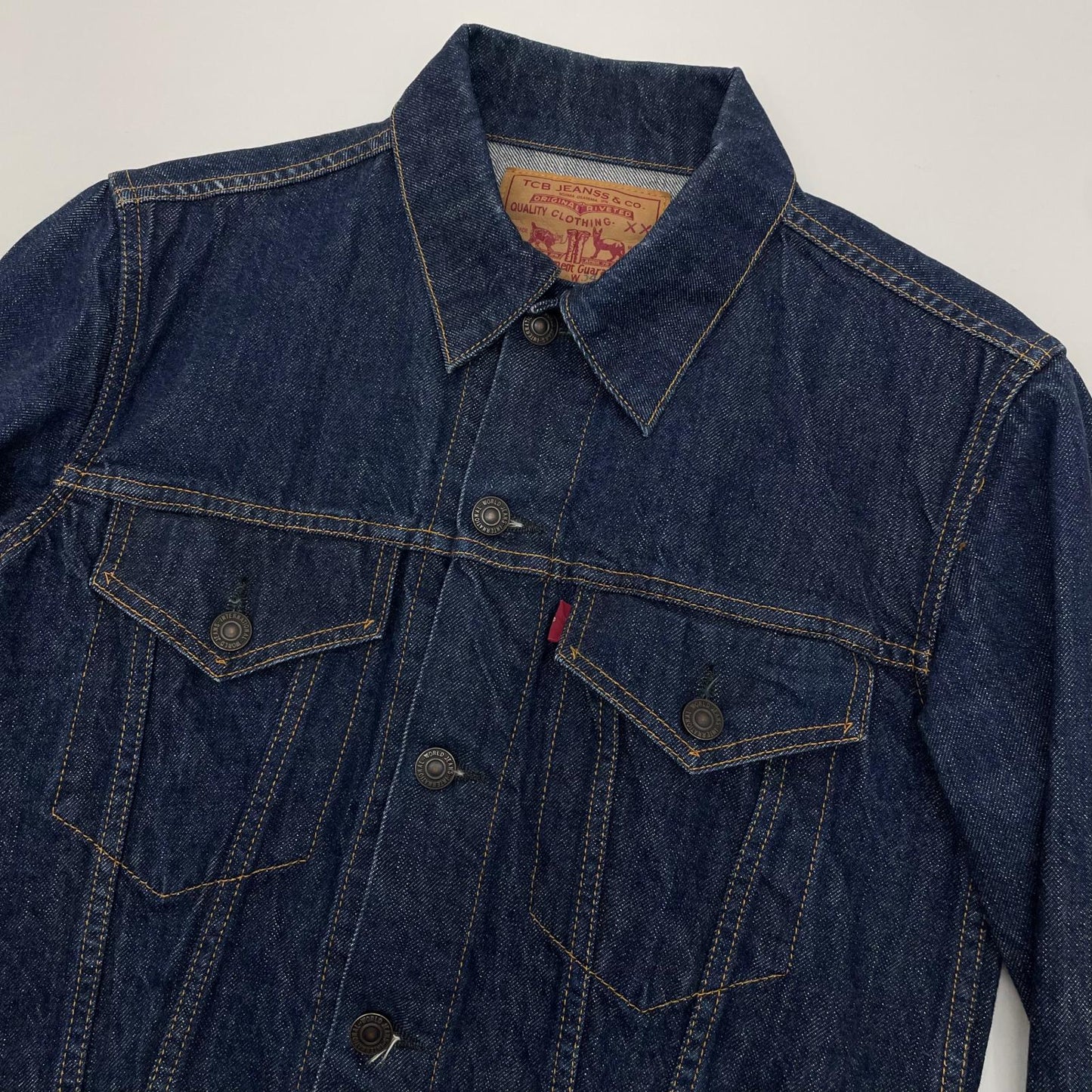 【中古】TCB JEANS | ティーシービ デニムジャケット ネイビー サイズ：34【尾張小牧店】