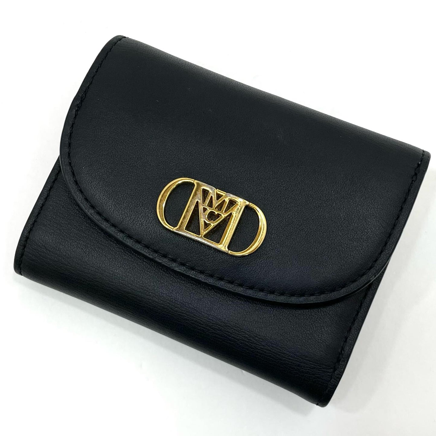 MCM | エム・シー・エム 三つ折り財布 ブラック×ピンク【尾張小牧店】