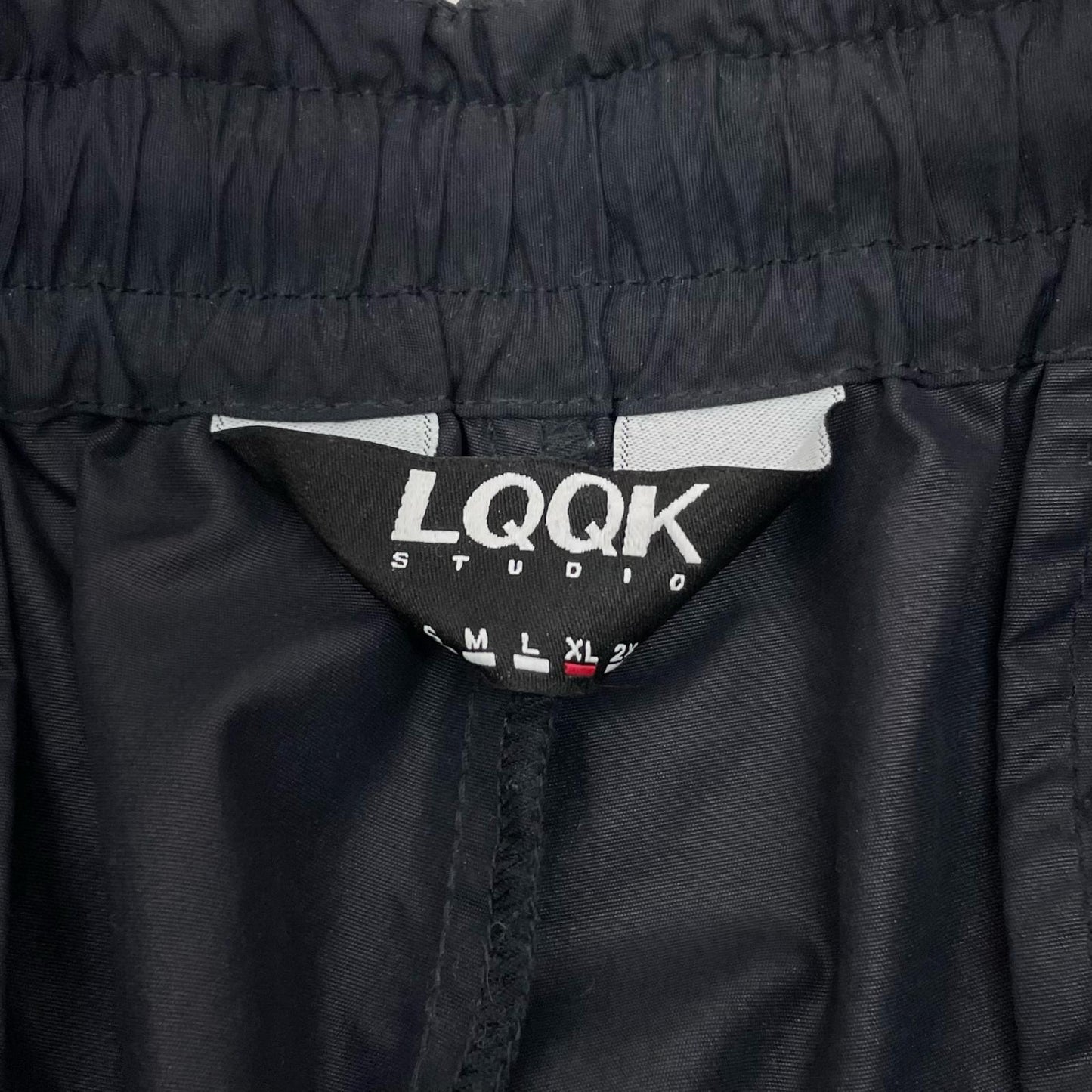 LQQK STUDIO | ルックスタジオ NYLON TRACK PANTS パンツ LQS24PT06 ブラック サイズ：XL【尾張小牧店】