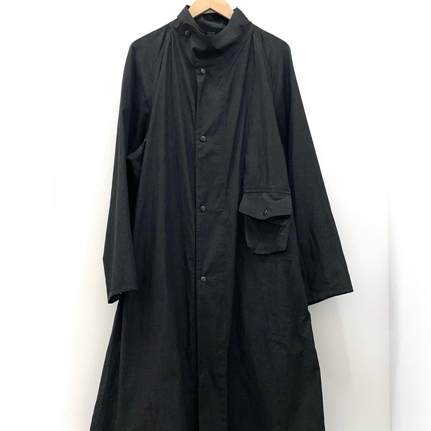 blurhms | ブラームス Cotton Linen Desert Storm Coat その他アウター BHS25S022 ブラック サイズ：3【尾張小牧店】