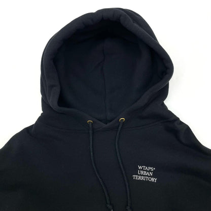 W)TAPS | ダブルタップス URBAN TERRITORY Pullover Hoodie パーカー 222ATDT-CSM20 ブラック サイズ：2【尾張小牧店】