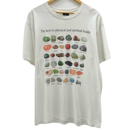 STUSSY | ステューシー STONES PIGMENT DYED TEE 半袖Ｔシャツ ホワイト サイズ：L【尾張小牧店】