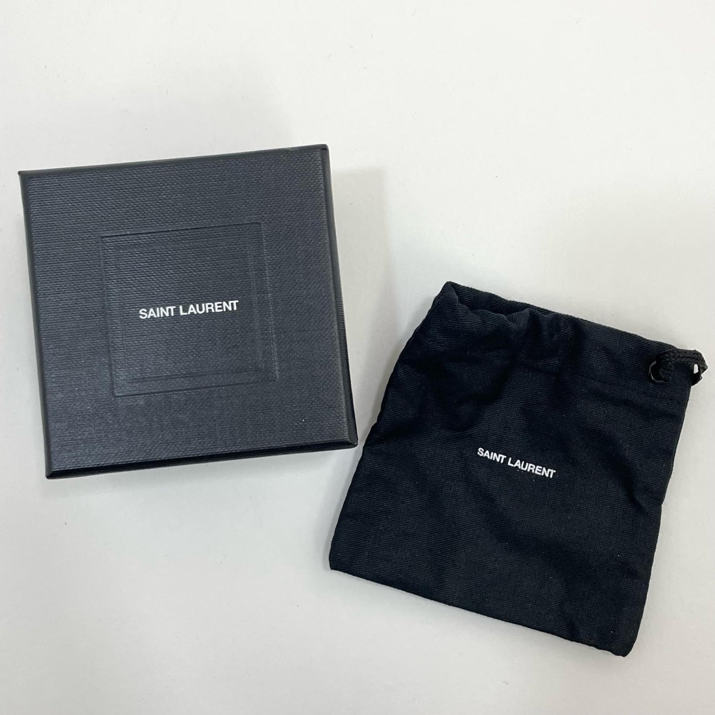 SAINT LAURENT | サンローラン リング・指輪 ブラック サイズ：5【尾張小牧店】
