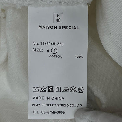 MAISON SPECIAL | メゾンスペシャル Hyper Wide Denim Baggy Pants パンツ 11231461220 ホワイト サイズ：1【尾張小牧店】