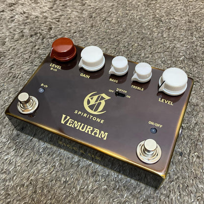 【新品】 VEMURAM | ベムラム　ヴェムラム 楽器 SPIRITONE Char Signature OVERDRIVE【尾張小牧店】