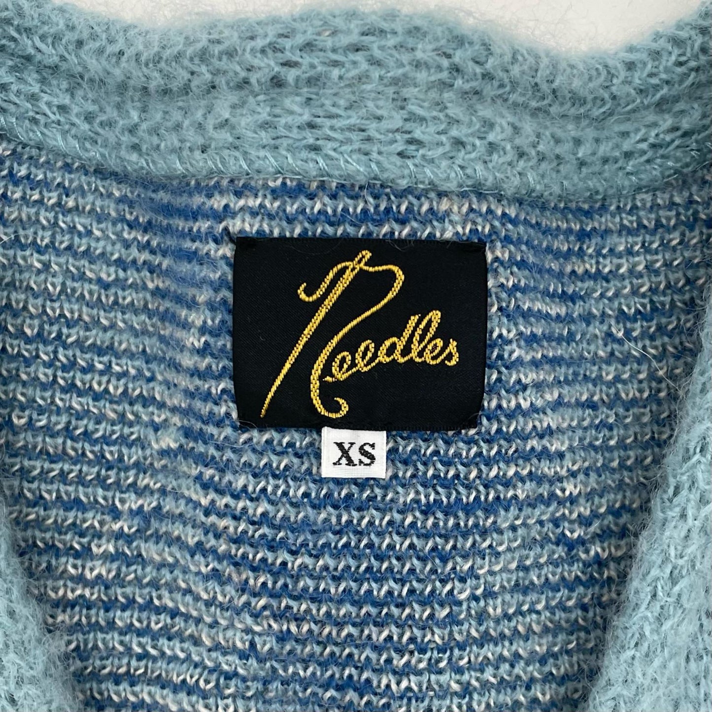 Needles | ニードルス カーディガン LQ271 ブルー×ホワイト サイズ：XS【尾張小牧店】