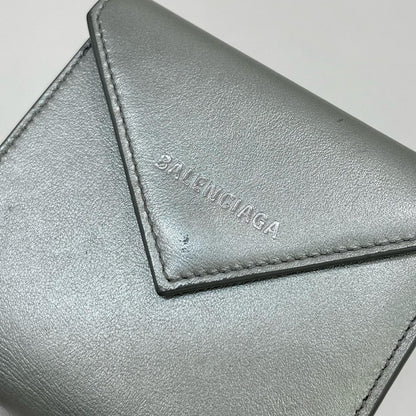 BALENCIAGA | バレンシアガ 三つ折り財布 シルバー【尾張小牧店】