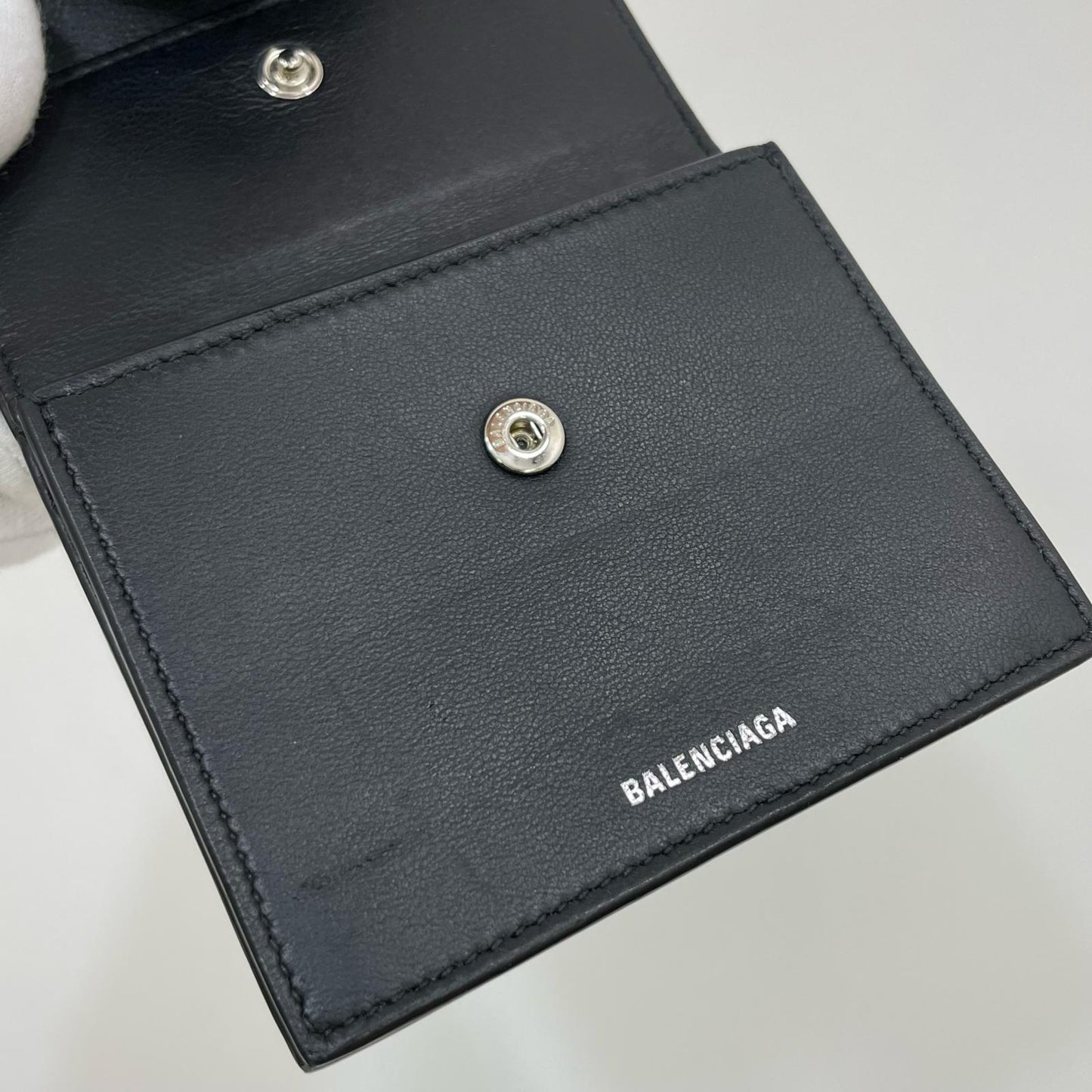 BALENCIAGA | バレンシアガ 三つ折り財布 シルバー【尾張小牧店】