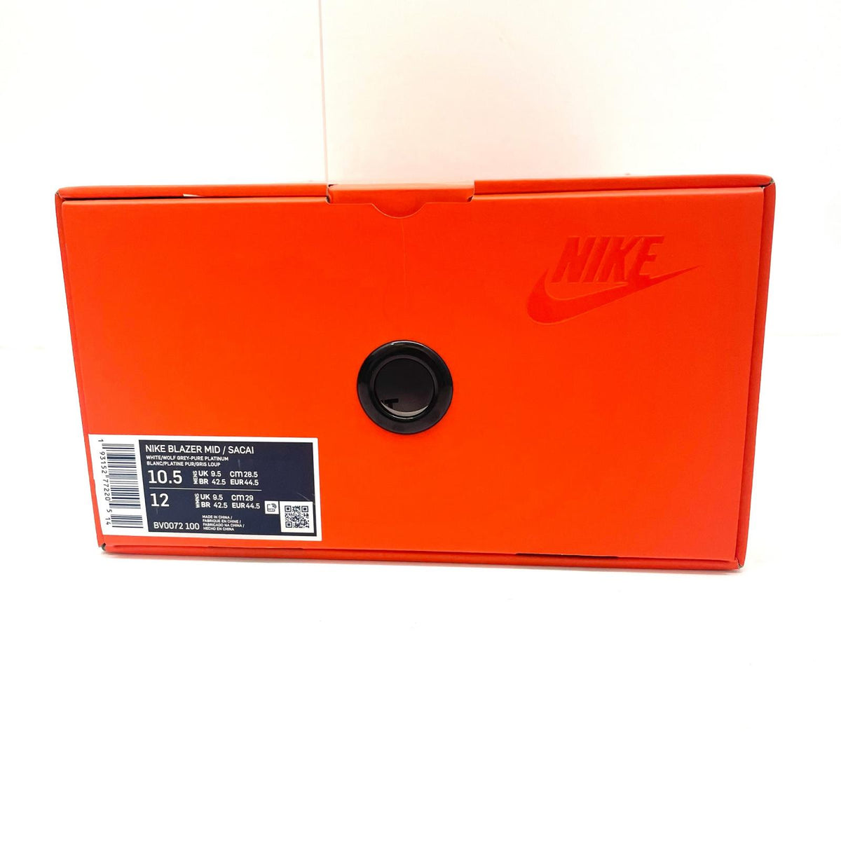 NIKE | ナイキ BLAZER MID/SACAI スニーカー 28.5cm BV0072-100 その他【尾張小牧店】