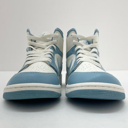 NIKE | ナイキ WMNS AIR JORDAN 1 MID スニーカー BQ6472-141 ホワイト×ブルー 29cm【尾張小牧店】