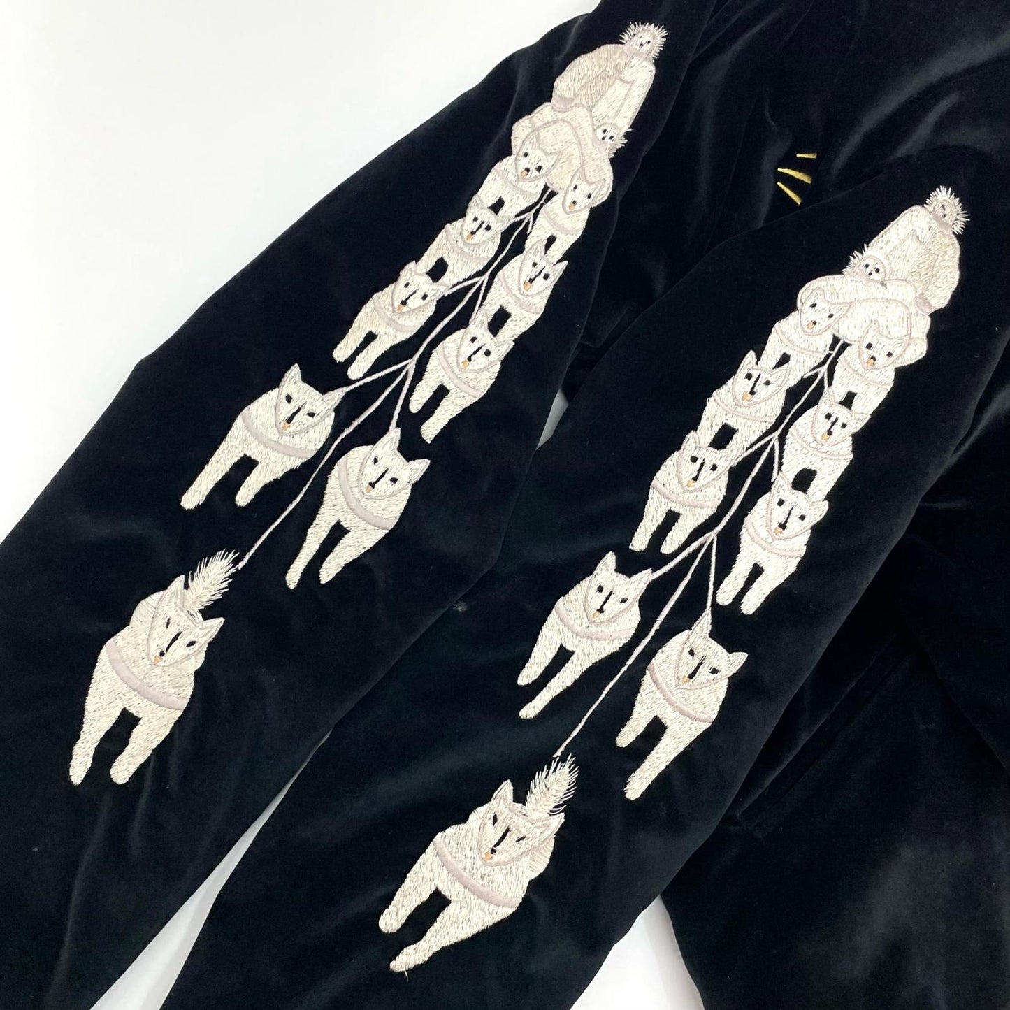 TAILOR TOYO(東洋エンタープライズ) | テイラートウヨウテイラートーヨー LIGHTNING POLAR BEAR×ALASKA MAP スーベニアジャケット TT13078 ブラック サイズ：M【尾張小牧店】