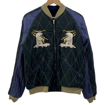 TAILOR TOYO(東洋エンタープライズ) | テイラートウヨウテイラートーヨー LIGHTNING POLAR BEAR×ALASKA MAP スーベニアジャケット TT13078 ブラック サイズ：M【尾張小牧店】