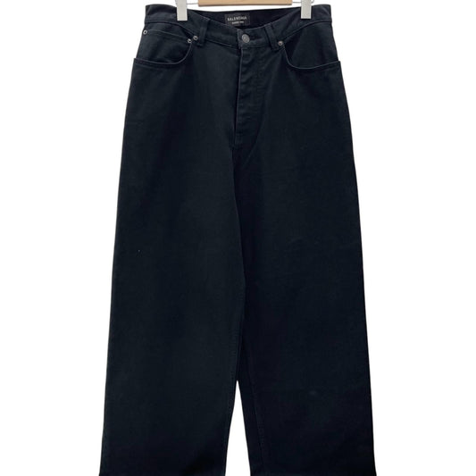 BALENCIAGA | バレンシアガ Baggy Pant デニムパンツ 773763 TNW11 ブラック サイズ：XS【尾張小牧店】