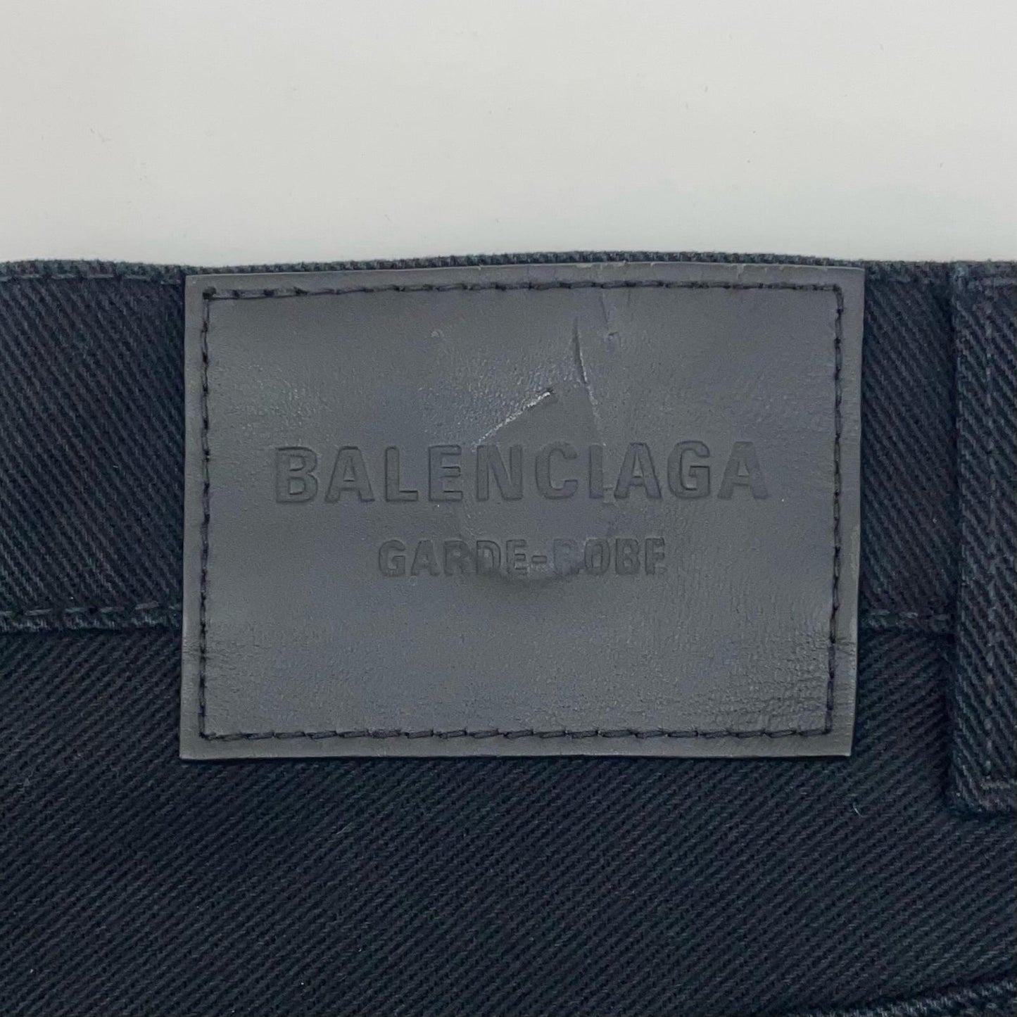 BALENCIAGA | バレンシアガ Baggy Pant デニムパンツ 773763 TNW11 ブラック サイズ：XS【尾張小牧店】