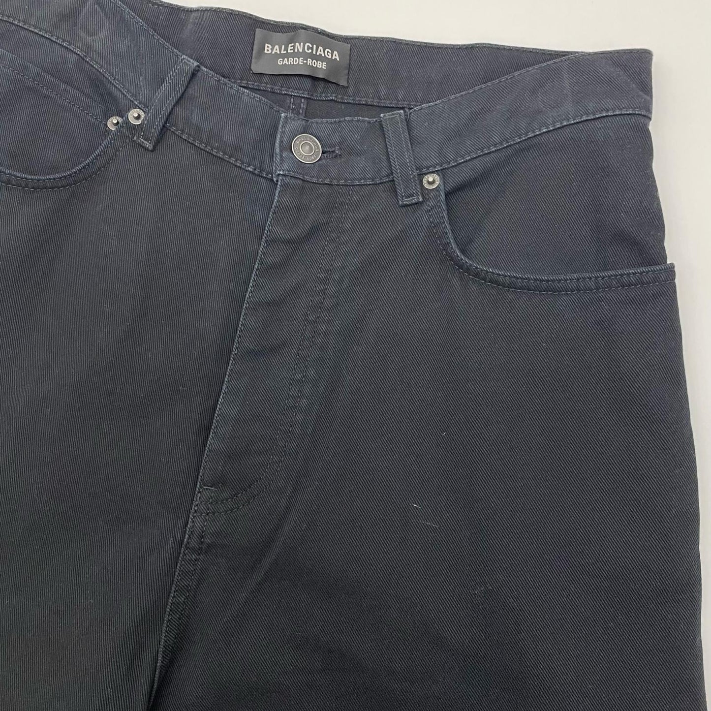 BALENCIAGA | バレンシアガ Baggy Pant デニムパンツ 773763 TNW11 ブラック サイズ：XS【尾張小牧店】