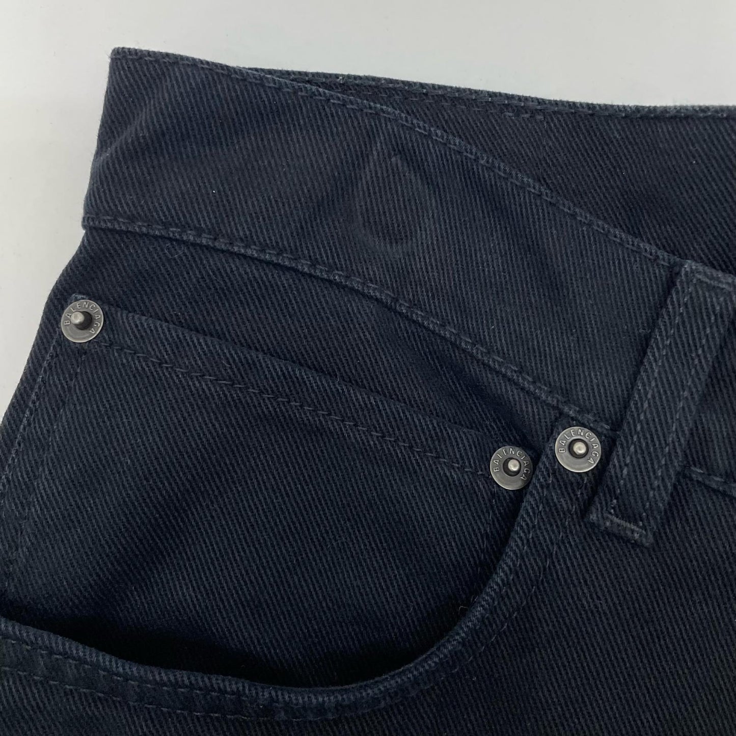BALENCIAGA | バレンシアガ Baggy Pant デニムパンツ 773763 TNW11 ブラック サイズ：XS【尾張小牧店】