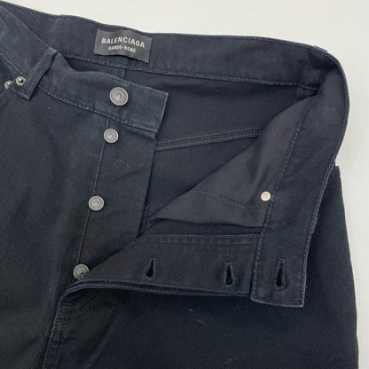 BALENCIAGA | バレンシアガ Baggy Pant デニムパンツ 773763 TNW11 ブラック サイズ：XS【尾張小牧店】