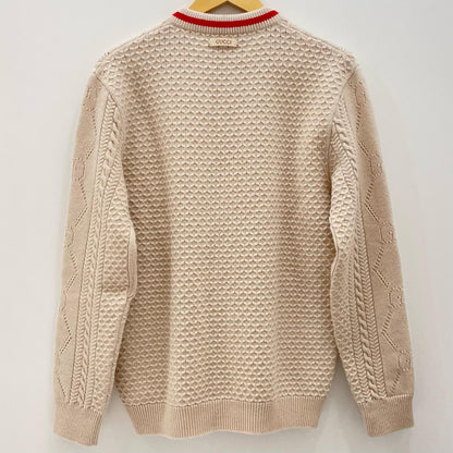 GUCCI | グッチ Gucci Love Parade カーディガン 696574 XKCFW ベージュ サイズ：XS【尾張小牧店】